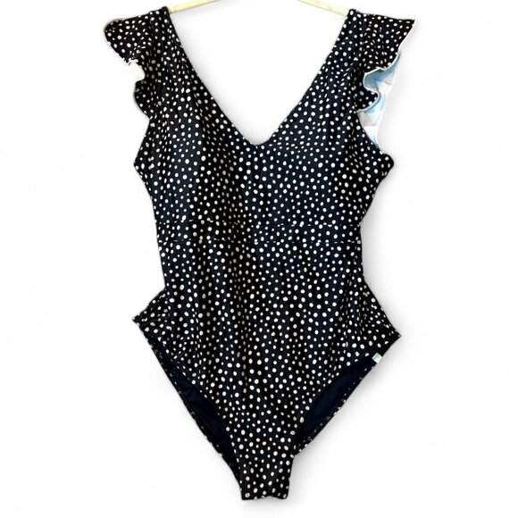 Summersalt The Ruffle Backflip Polka Dot One Piece 18 Retro Classic Swimwear - Picture 3 of 10